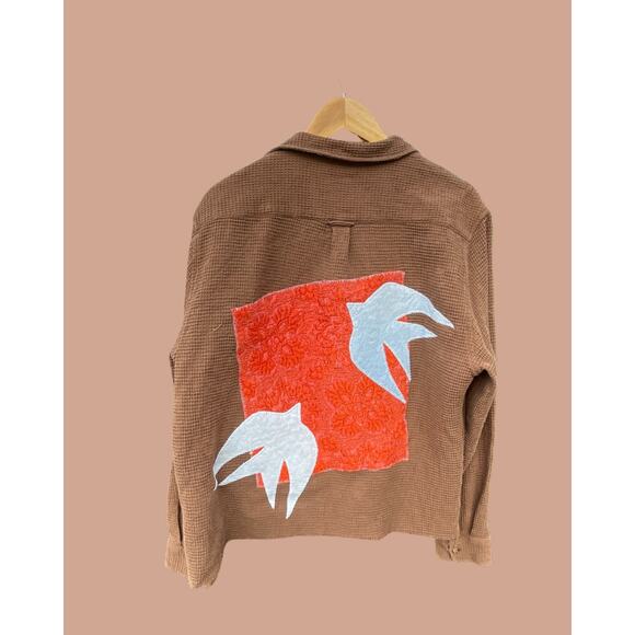Cotton On Tops - Large Upcycled Bird Shirt